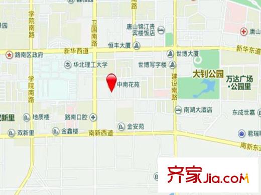 中南花苑交通圖