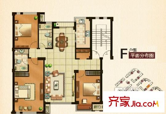 保億風(fēng)景九園三期3室2廳2衛(wèi)