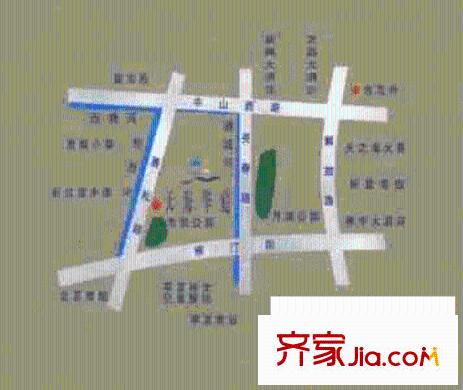 天海華庭交通圖