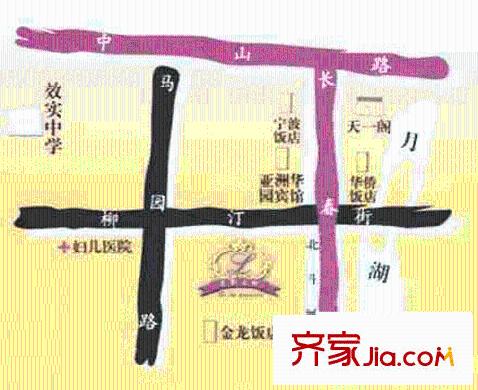 麗都名邸交通圖