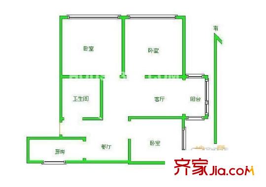 健康南樓 戶型圖