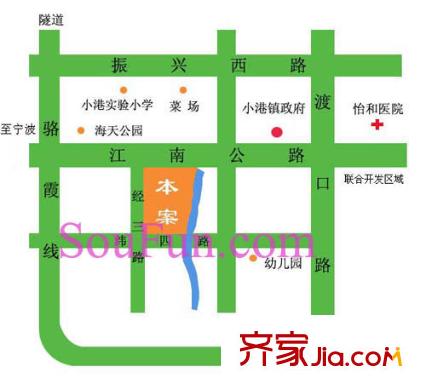 甜蜜家園交通圖