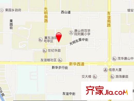 友誼樓社區(qū)交通圖