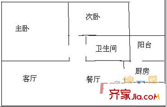 唐山 廣鑫樓 戶型圖