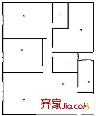 唐山 廣鑫樓 戶型圖