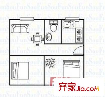 順德華庭兩室一廳2