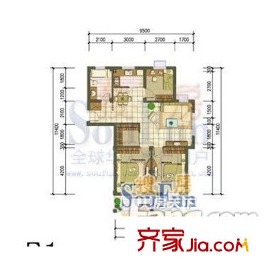 牡丹小區(qū)三室一廳