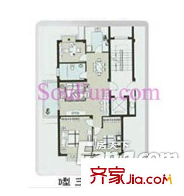 榮安世家D型三室兩廳一衛(wèi)