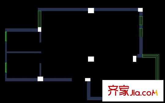 書香麗景戶型圖70和80戶型圖 3室1廳1衛(wèi)1廚