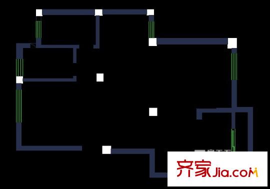 書香麗景戶型圖90和100戶型圖 3室1廳1衛(wèi)1廚