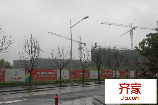 萬科云鷺灣溪上建設(shè)進度（2015.7.8）