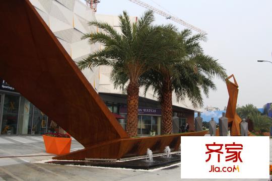 金地悅江來售樓處入口實景（2015.11.3）