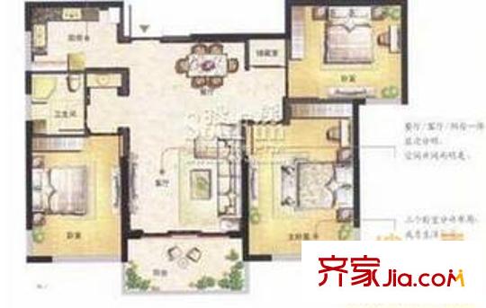 錦繡曙光3室1廳