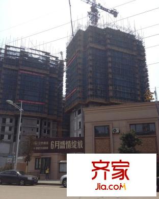 金色瓏庭地上7層建筑中（2012.09.20）