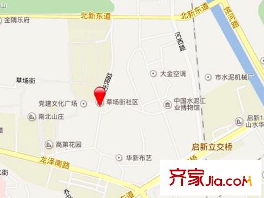 草場(chǎng)社區(qū)交通圖