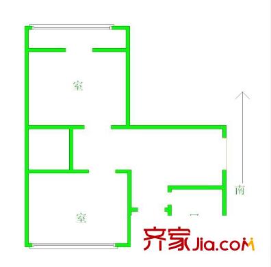 北灤樓 2室 戶型圖