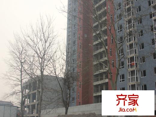 恒基現(xiàn)代城外景圖工程實景（2013-3-21）
