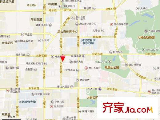 盛唐府邸交通圖 