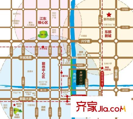 龍湖名景臺(tái)區(qū)位圖