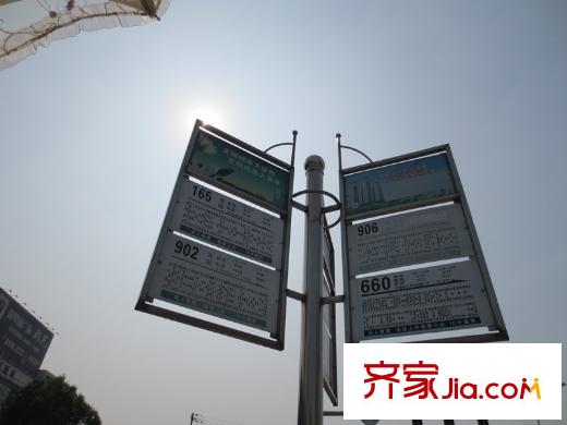 榮安蝶園配套圖周邊站牌