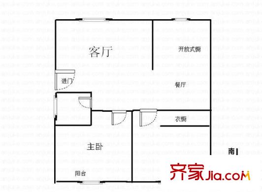 春園小區(qū) 3室 戶(hù)型圖