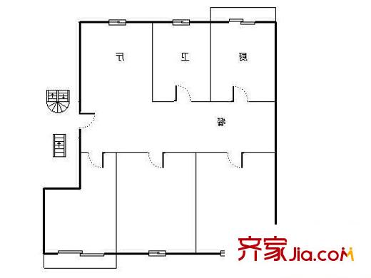 繁裕三村戶型圖繁裕三期 3室1廳1衛(wèi)1廚 戶型圖 3室1廳1衛(wèi)1廚