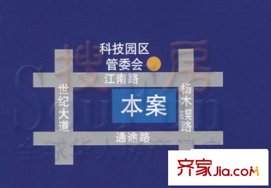 九五花園交通圖
