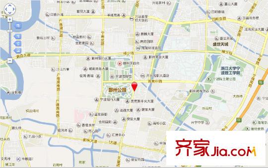 榮安府區(qū)位圖