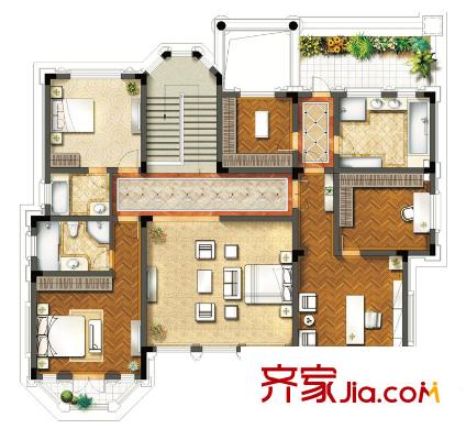 錢湖御景灣Bn2二層 5室3廳3衛(wèi)1廚
