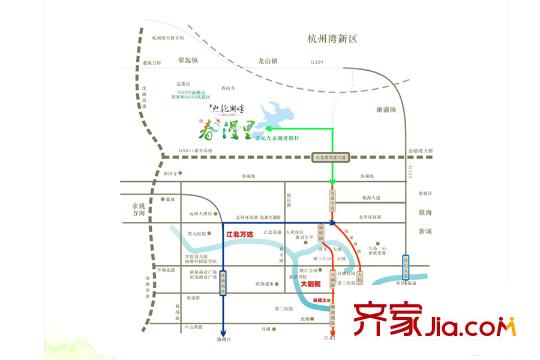 開(kāi)元九龍湖畔區(qū)位圖