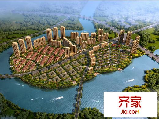 東半島山河墅全景鳥(niǎo)瞰圖