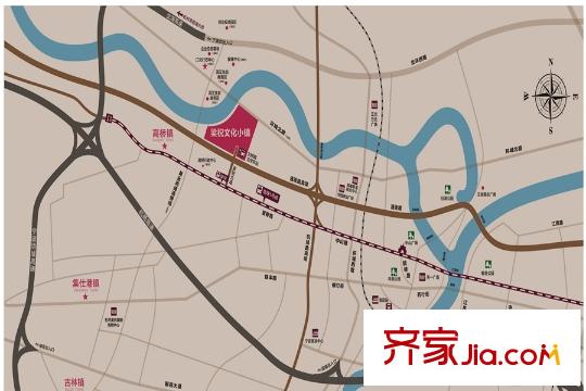 梁祝文化小鎮(zhèn)天逸灣區(qū)位圖