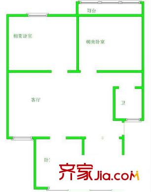 唐山 友誼東樓 戶型圖