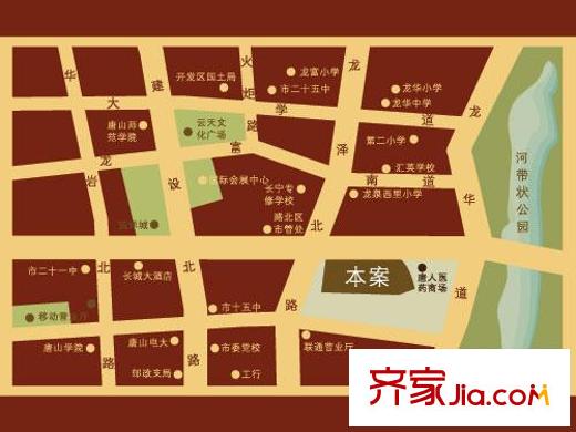 金洋華城交通圖位置圖