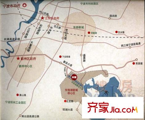 雅戈爾香頌灣別墅交通圖香頌灣