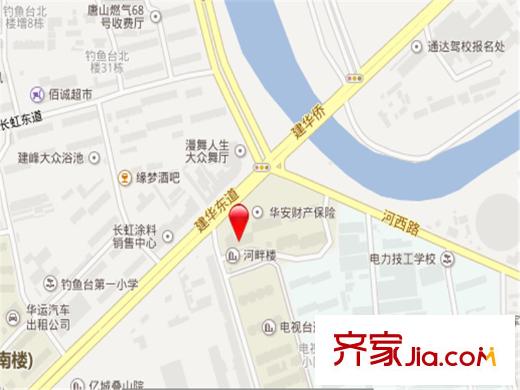 河畔人家交通圖唐山  