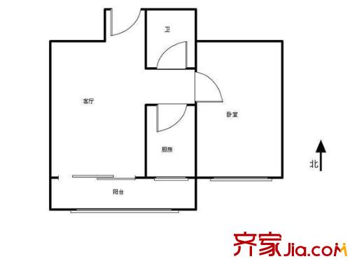 金杰里 0室 戶型圖