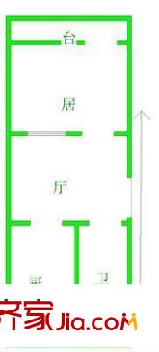 長江里?南開區(qū)戶型圖戶型圖 1室1廳1衛(wèi)1廚