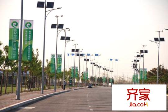 曹妃甸國際生態(tài)城萬年麗?；ǔ峭饩皥D實景圖（2010.11.18）