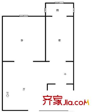 新景安里戶型圖戶型圖 1室1廳1衛(wèi)1廚