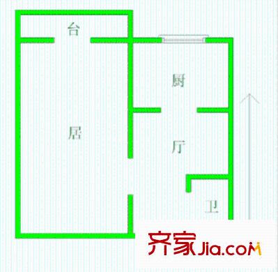 樂至里戶型圖戶型圖 1室1廳1衛(wèi)1廚
