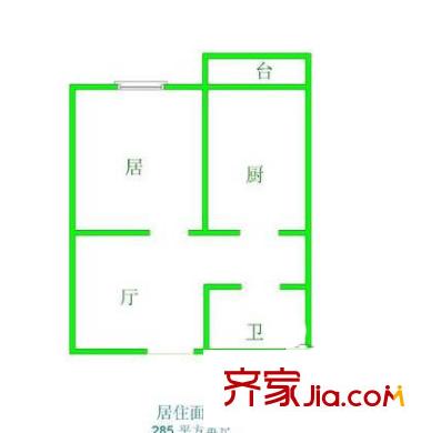 旭日里戶型圖戶型圖 2室1廳1衛(wèi)1廚
