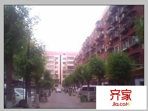 旭日里外景圖