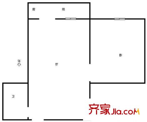 禮貌樓戶型圖戶型圖 2室2廳1衛(wèi)1廚