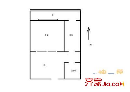 禮貌樓戶型圖戶型圖 2室1廳1衛(wèi)1廚