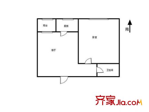 川北里戶型圖戶型圖 1室