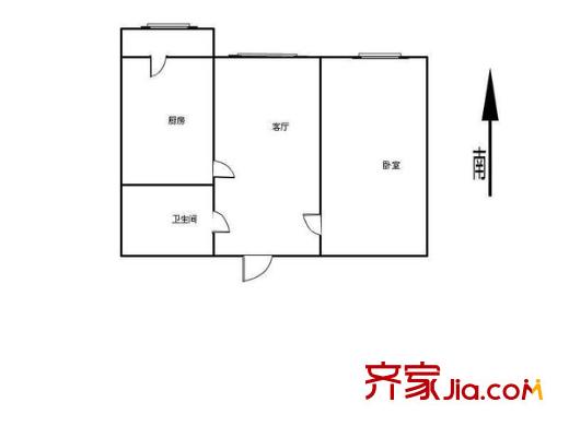 吉慶里戶型圖戶型圖 1室1廳1衛(wèi)1廚