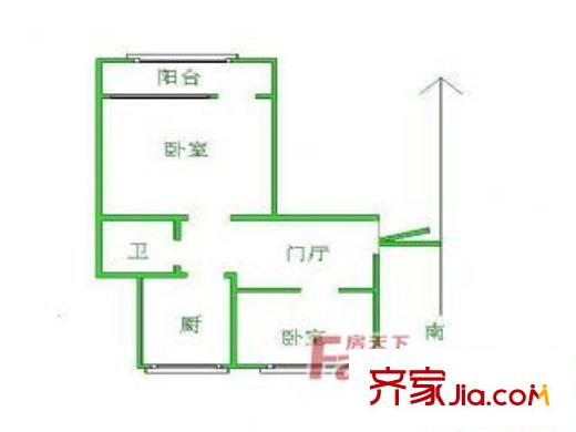 唐山 富強樓 戶型圖