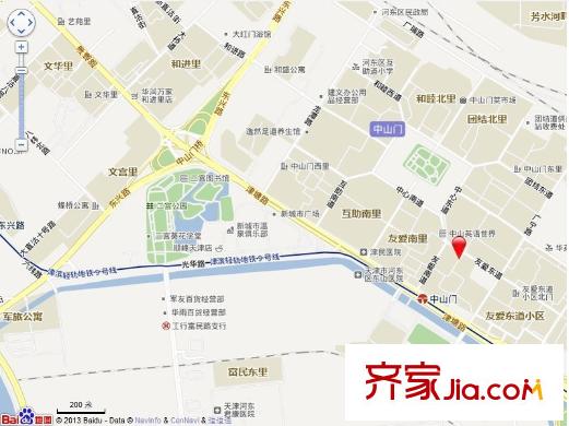 中山門南里交通圖