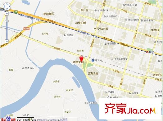 濱海龍都交通圖